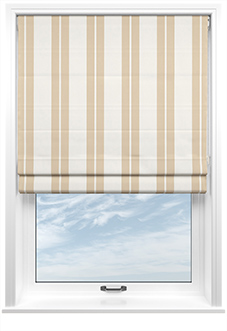 The British Stripe Co. Edward, Dover No.1 - Twist&Fit Roman Blind